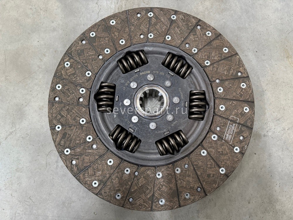 Диск ведомый 430 (DAF XF106, КамАЗ 54901 (К5) с KПП ZF12ТX Trаxоn 2620, 2625) / Sachs 491878009709